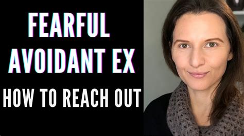 Let's say they reached out to you after the breakup. . Should i reach out to my fearful avoidant ex